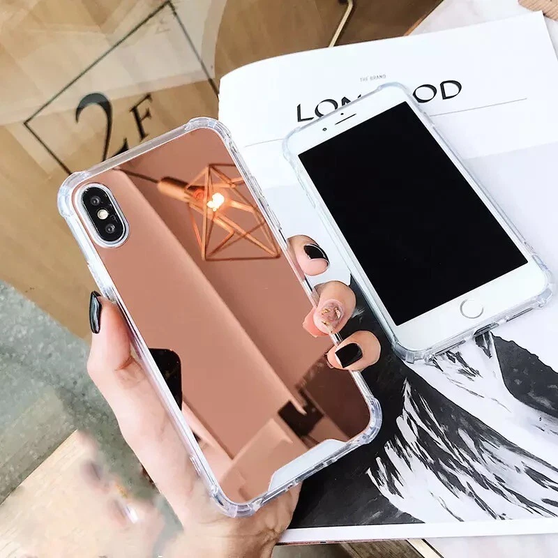 Funda Carcasa iphone 7/8 X/XS tipo espejo envio desde ESPAÑA - Imagen 3 de 4