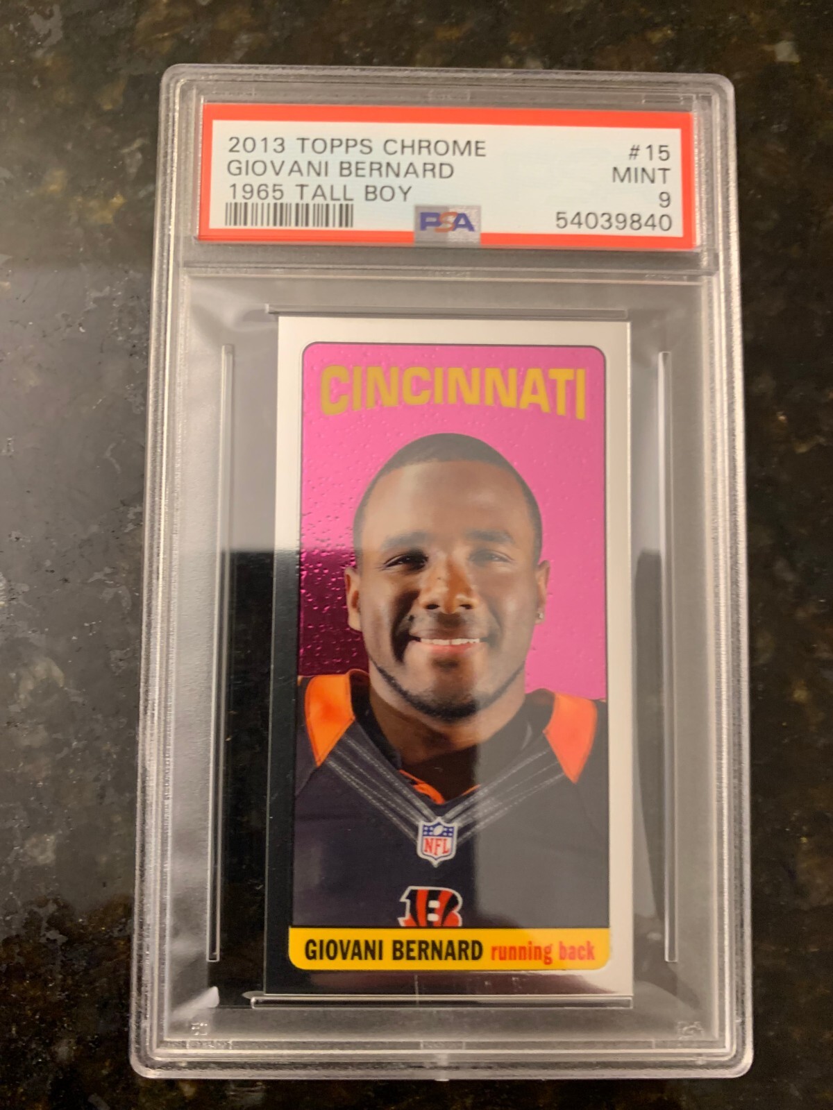 Giovani Bernard Topps Chrome 1965 Tall Boy #15 Base