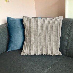 silver large cushions