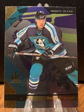 1997 SP Authentic  #2 Sean Pronger Anaheim Mighty Ducks