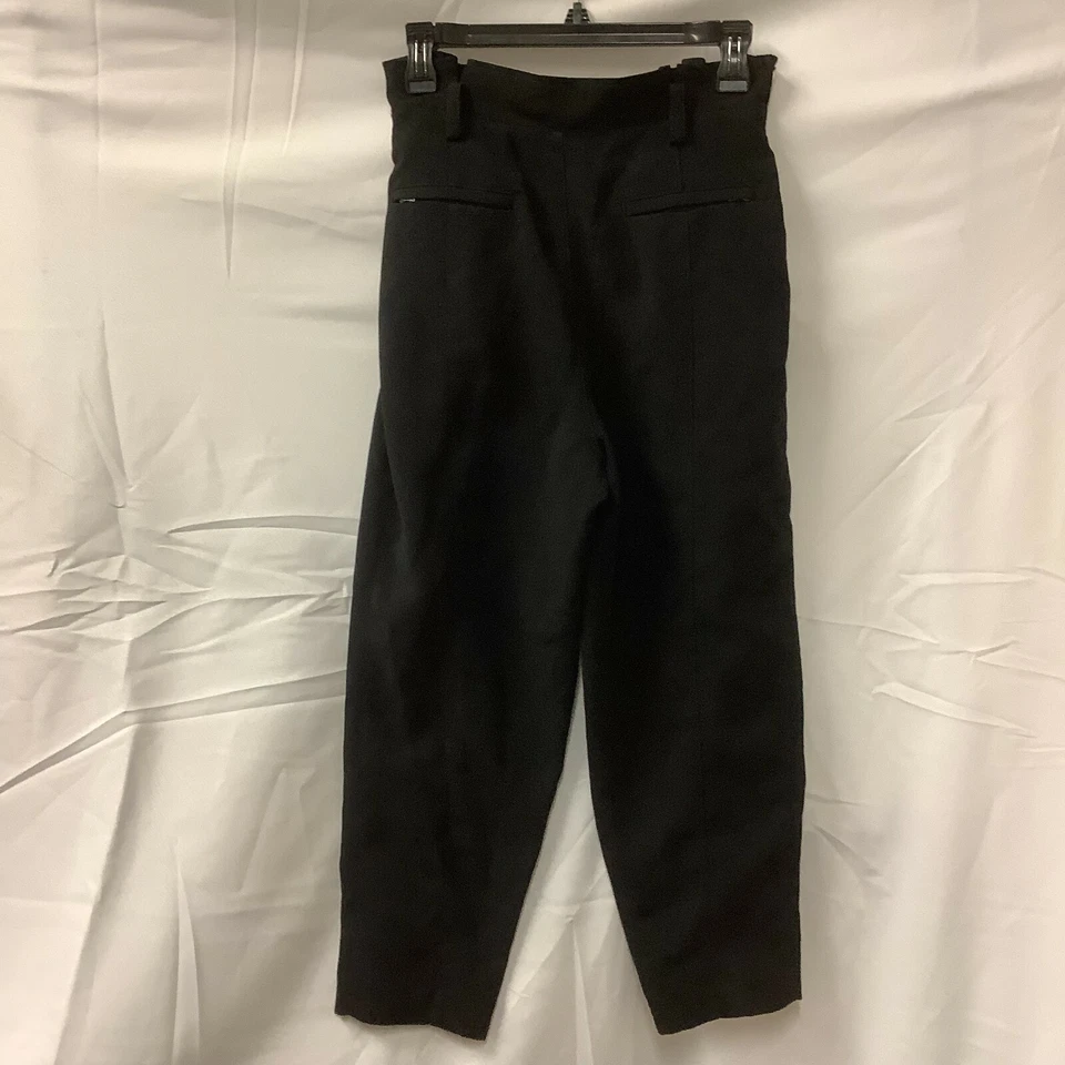 Pantalones de mujer Nana Stoze negros cintura elástica pierna cónica talla S Foto 2 de 4