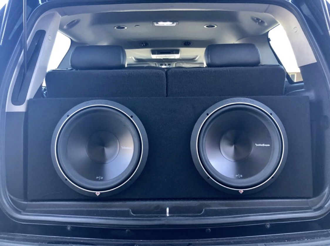 Ford Expedition Gmc Yukon Speaker Amp Rack Box Subwoofer Enclosure Sub