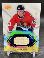 Bob Probert 2019-20 Upper Deck Engrained Remnants Stick #R-BP 94/100 Chicago