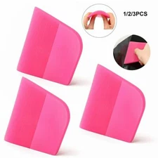 1-3 Pcs Soft TPU/PPF Rubber Squeegee Vinyl Wrap Water Wiper Scraper Window Tint