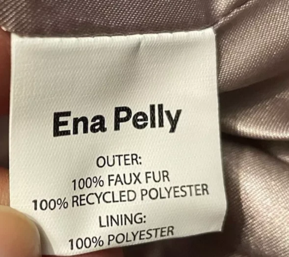 ENA PELLY X REBECCA JUDD Faux Fur Jacket Long Size 12 BNWT Was $449 Now $150 - image 2 of 4