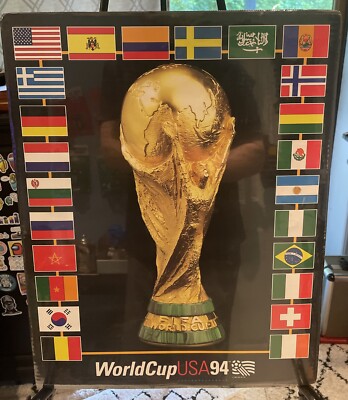 1994 World Cup USA 12x18 Poster Sealed. Flags Of FIFA Countries