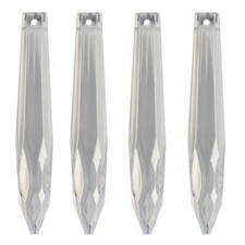 16x Antico Cristallo " H 63 Cristallo M ~ Lampada a Candelabro