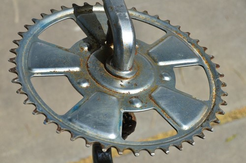 Conjunto de biela vintage de una pieza con rodamientos y herrajes - Imagen 6 de 9