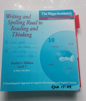 Writing And Spelling Road To Reading And Thinking Teachers Edition Level 1 #5
