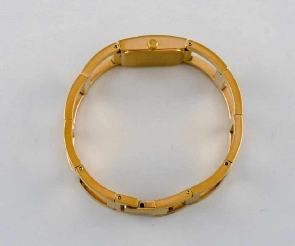 Reloj Calvin Klein Acero Inoxidable Oro Rectángulo 30mm Hecho en Suiza Foto 3 de 4