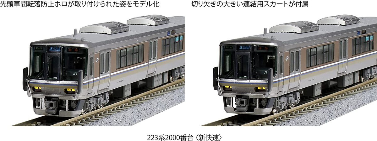 KATO N gauge 223 series 2000 series Special Rapid Service 8