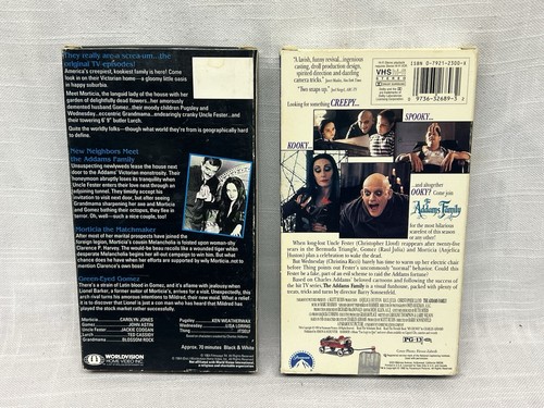 The Addams Family (VHS, 1992) / The Addams Family Series 1964 VHS LOT - Picture 2 of 3