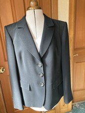 Ladies Basler Long. Sleeve Single Breasted Jacket - Size 14, Colour Black