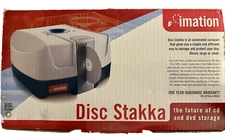 NEW IMATION DISC STAKKA AUTOMATED CD/DVD  STORAGE CAROUSEL