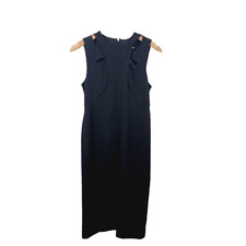 SPENCER JEREMY Cut-out Cocktail Party Dress in Black Ponte NWT Women's Size 4