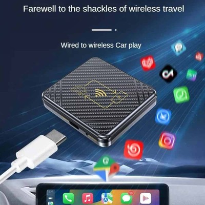 Wireless CarPlay AI box Android Auto Adapter Converter Autocarplay