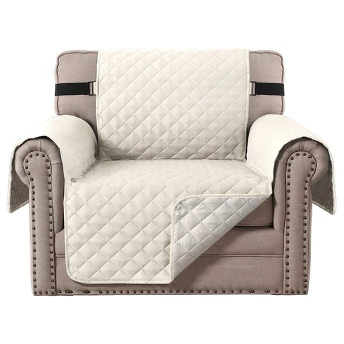 Quilted Sofa Cover Throw Pet Sofa Protector Non Slip & Waterproof 1/2/3 Seater - Picture 99 of 101