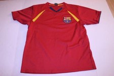 Men's F.C. Barcelona L Soccer Futbol Jersey (Red) FCB Jersey
