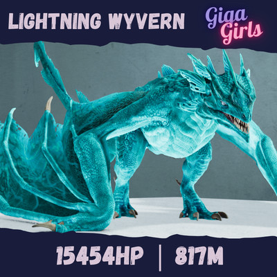 [ARK ASA PVE] Lightning Wyvern | Erwachsene oder Eier | Gute Statistiken | Solid 5