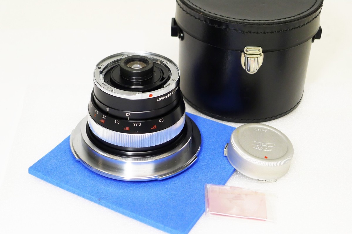 Contarex Zeiss 18mm f4 Distagon MF Wide Angle Lens W/Case Contarex Zeiss 18mm f4 Distagon MF Wide Angle Lens W/Case