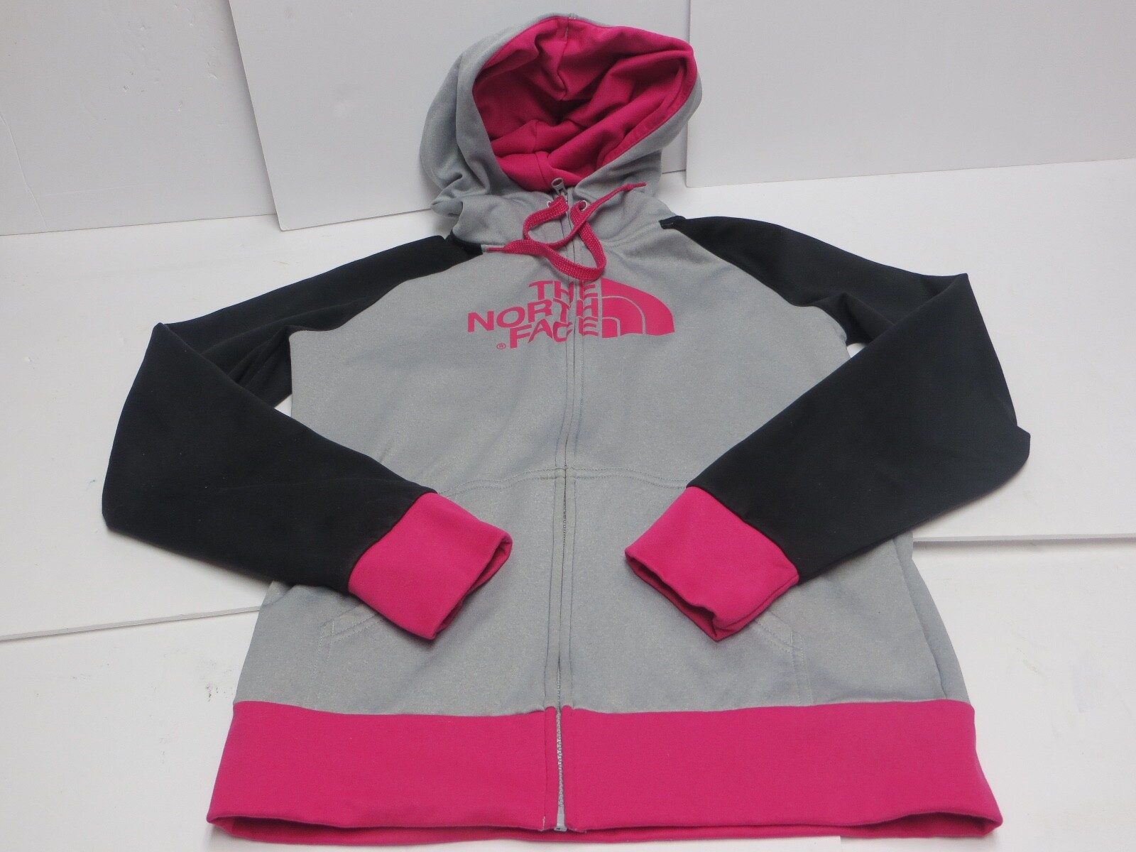 The North Face Women's Face Peak Dome Full Zip Hoodie Jacket Sweatshirt Size Med