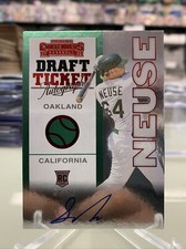 2020 Contenders Retro 1998 Draft Ticket Red /75 Sheldon Neuse Rookie Auto RC