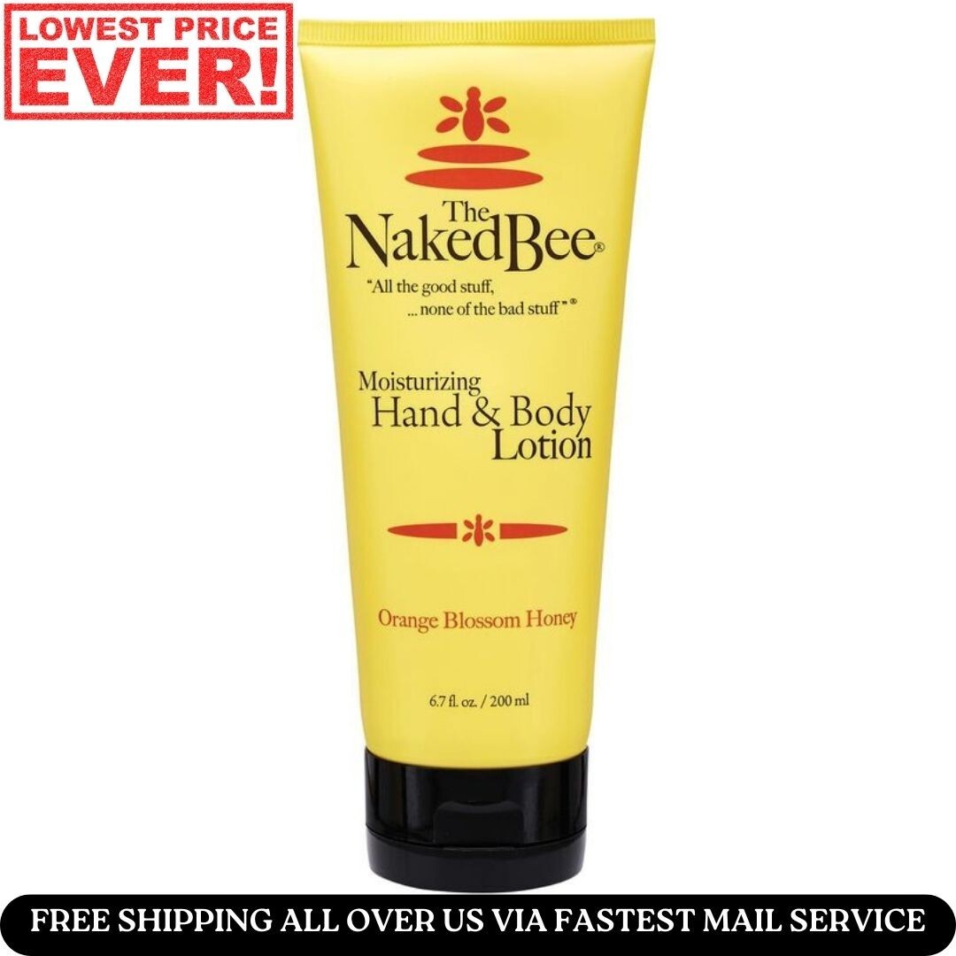 The Naked Bee Orange Blossom Honey Hand & Body Lotion, 6.7 oz 200 ml