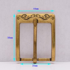 Casual Brass Single Prong Pin Leathercraft Men Replacement Leather Buckle 35mm