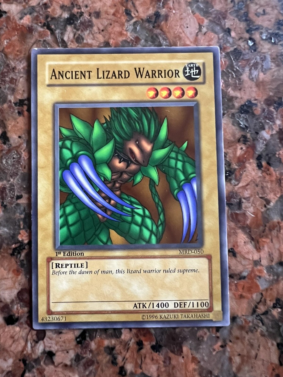 Yu-Gi-Oh! TCG Ancient Lizard Warrior Metal Raiders MRD-050 1st