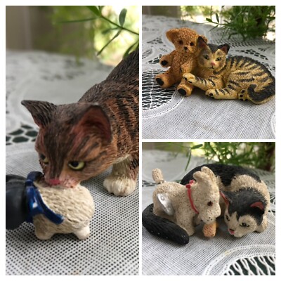ASSORTED LESLEY ANN IVORY MINIATURE CAT AMONG THE TOYS FIGURINES - YOU CHOOSE!