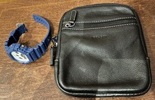 Skórzana torebka na talię Delsey