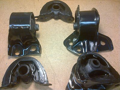 #ad 5 Motor amp; Manual Transmission Mount Set for 92 95 Honda Civic L4 1.5L 92 93 1.6L $105.00