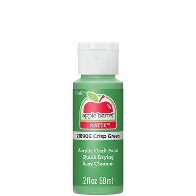 Apple Barrel Matte Acrylic Paint   Crisp Green   59ml (2 fl oz)