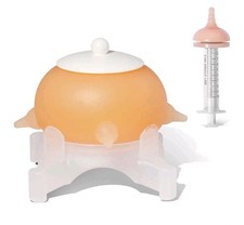 Doggiema Bubble Milk Bowl Pup Kitten Feeder Nursing Station Milk Replacer Small