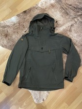 Pinewood Herren Anorak Schlupfjacke Kapuzenjacke Regenjacke Olivgrün Gr. S