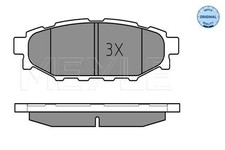 Meyle Plaquettes De Frein Arrière Compatibles Avec Toyota GT | 025 242 7114/W
