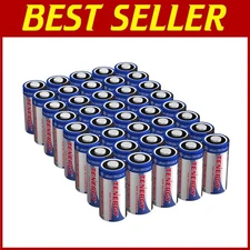 High Performance CR123A Batteries, 40 Pack, Non-Rechargeable