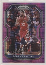 2020-21 Panini Prizm Purple Pulsar Prizm 9/35 Derrick Favors #133 0kz8