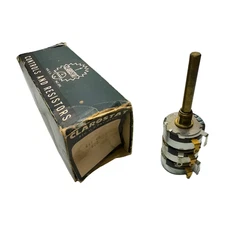 Clarostat CIT43-600 T-Pad Attenuator 3-Gang Potentiometer, 625-8838,