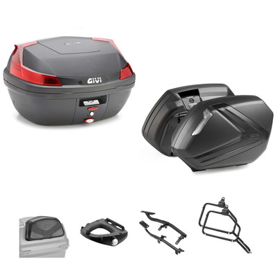 GIVI Kit Case B47NML and Side Cases V37NNT for Yamaha 700 Tracer 7 2020-2024