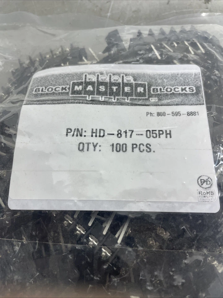 block master blocks hd-817-05ph Bag Of 100 - Image 2 of 2