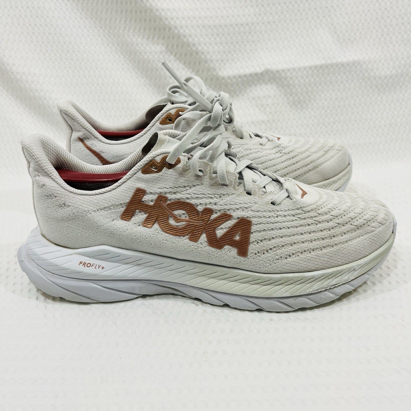 Hoka One One Mach 5 1127894 WCPP Running Shoes Sneakers Women Sz 9.5 B No Insole