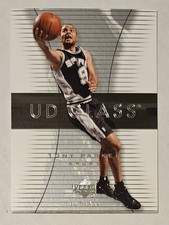 TONY PARKER 2003-04 UD Glass #52 Spurs HOF All-Rookie All-Star Finals MVP