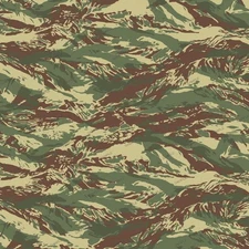 Rhodesian Tiger Stripe 22 Camouflage - 18"x46" Hydrographic Film Hydro Dipping