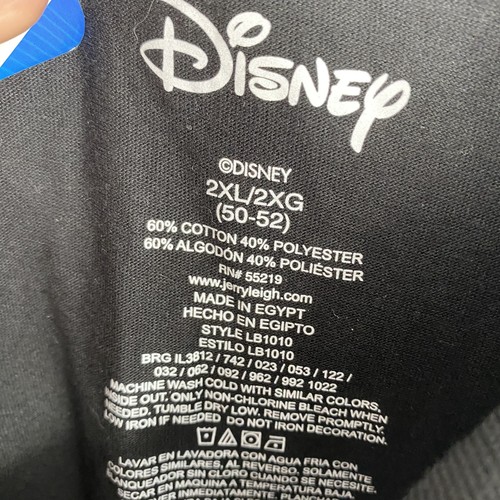 Disney Black T-Shirt with Mickey and Friends Graphic 2023 size 2XL New - Picture 2 of 3