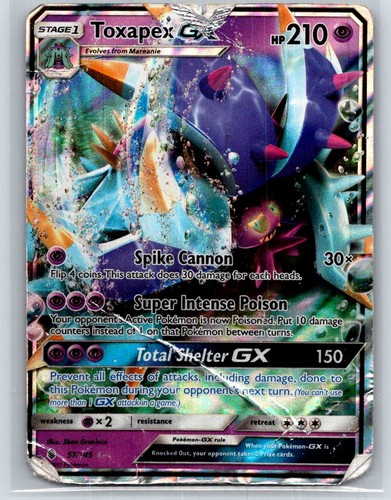 Toxapex GX 57/145 Holo Guardians Rising DMG