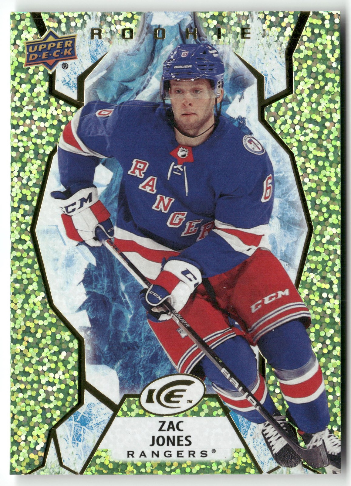 2021-22 Upper Deck Ice #106 Zac Jones Green