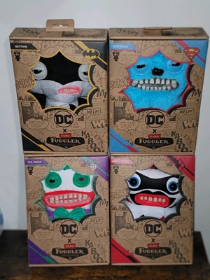 DC X Fuggler Set Of 4 The Joker, Batman, Harley Quinn, Superman