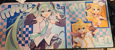 Vocaloid Hatsune Miku ABYStyle XXL Playmat Mousepad Miku Rin Len *US SELLER*