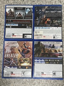 PS4 Games Lot Of 4, VG Condition, No Books With Them